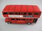 Mobile Preview: Doppeldecker Autobus  aus Eisen rot