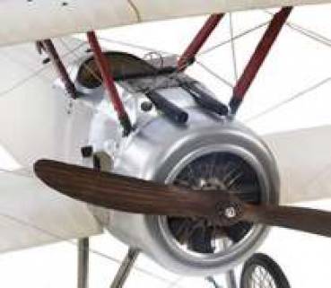 Flugzeugmodell Doppeldecker Sopwith transparent Motor