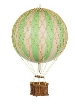 Ballon Luftfahrt am Himmel schwebend verschiedene Farben 8 cm