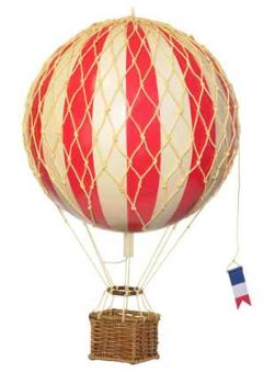 Ballon Luftfahrt beschwingtes Reisen verschiedene Farben 18 cm
