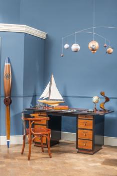 Schreibtisch "Captain's Desk" Kapitäns Schreibtisch (schwarz) Ambiente