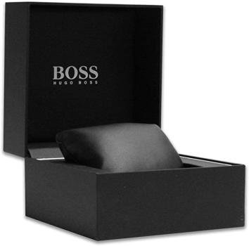 Boss Uhr mit braunem Lederarmband box