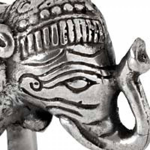 Metallfigur Elefant