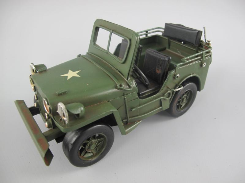 Modell Willys Jeep US Army Handarbeit Metall