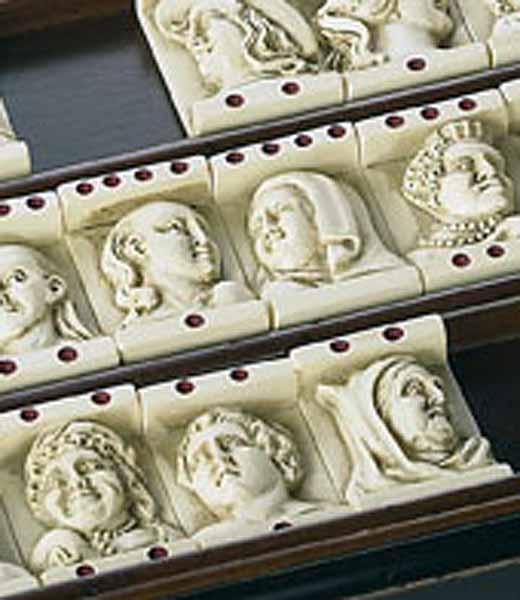 Holländisches  Domino Spiel der Renaissance detail